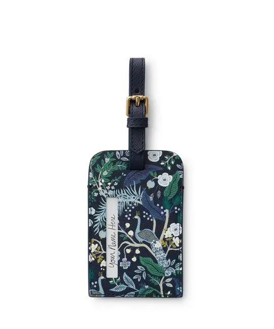 Rifle Paper Co - RP RP AC - Peacock Luggage Tag