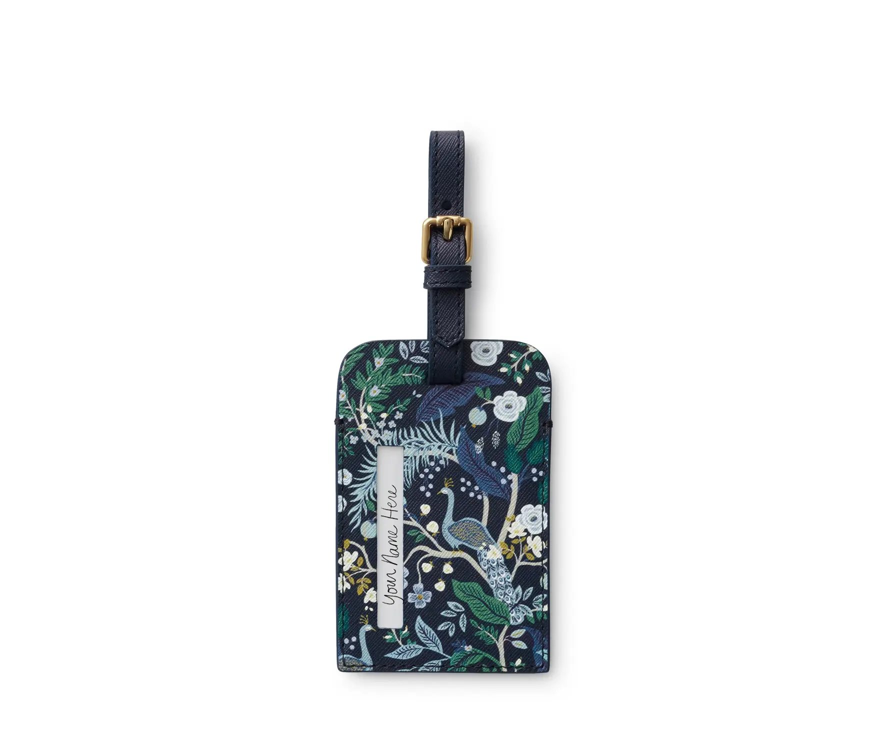 Rifle Paper Co - RP RP AC - Peacock Luggage Tag