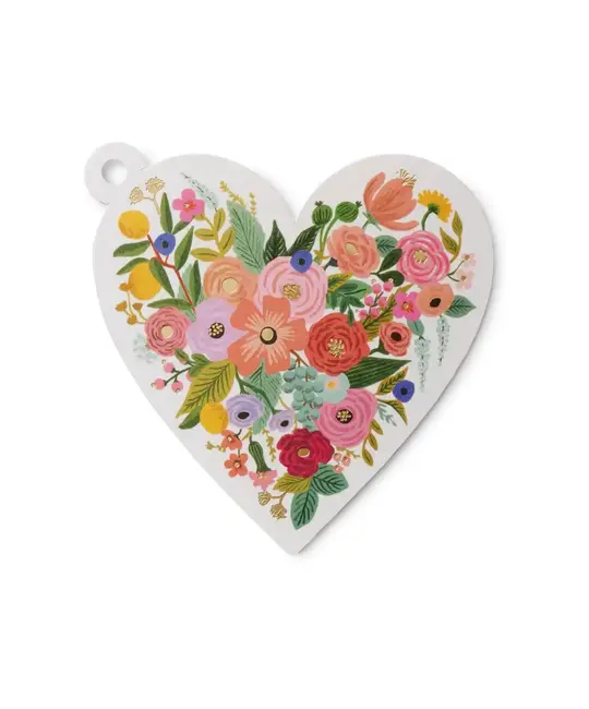 Rifle Paper Co - RP RP GT - Garden Party Heart Die-Cut Gift Tags, set of 8