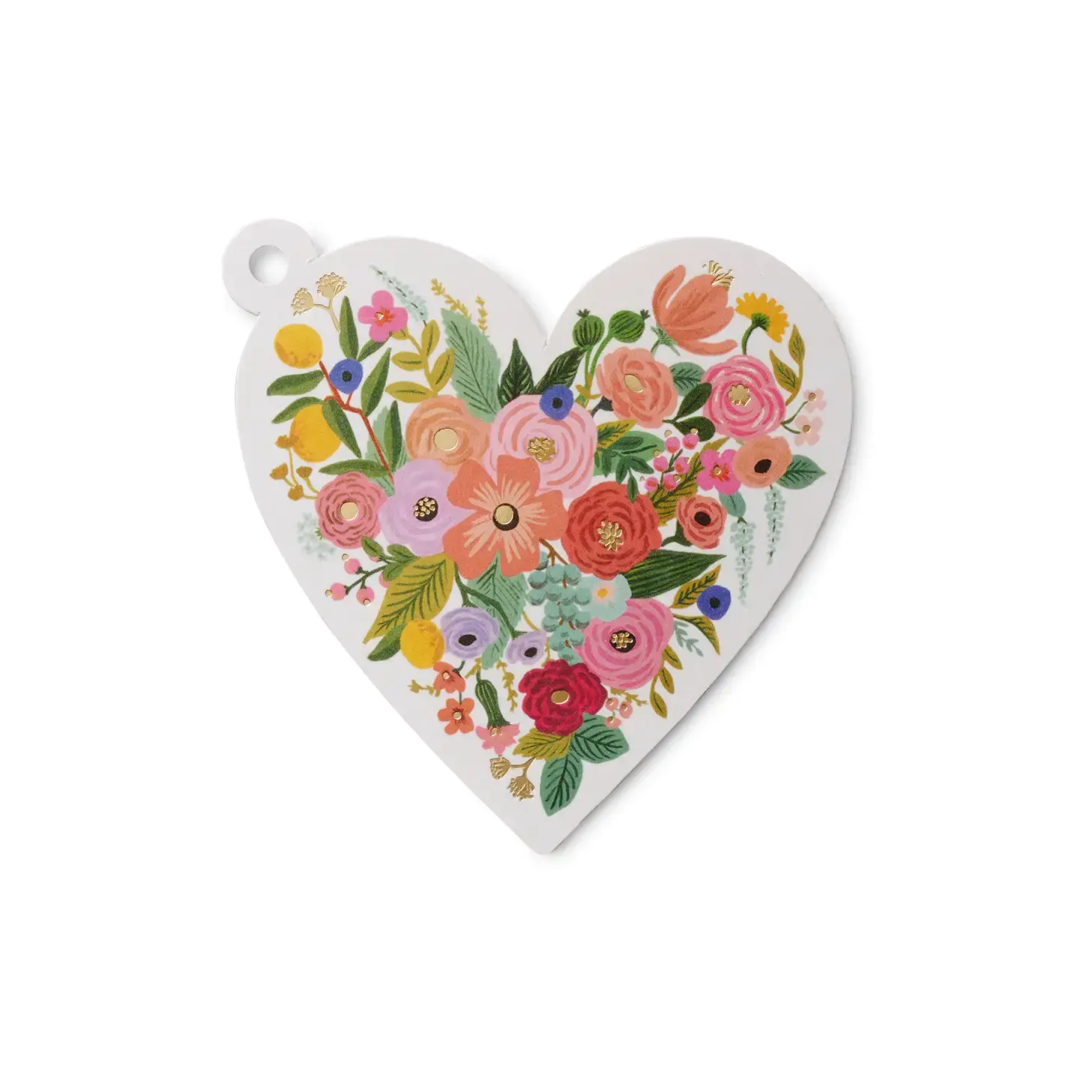 Rifle Paper Co - RP RP GT - Garden Party Heart Die-Cut Gift Tags, set of 8