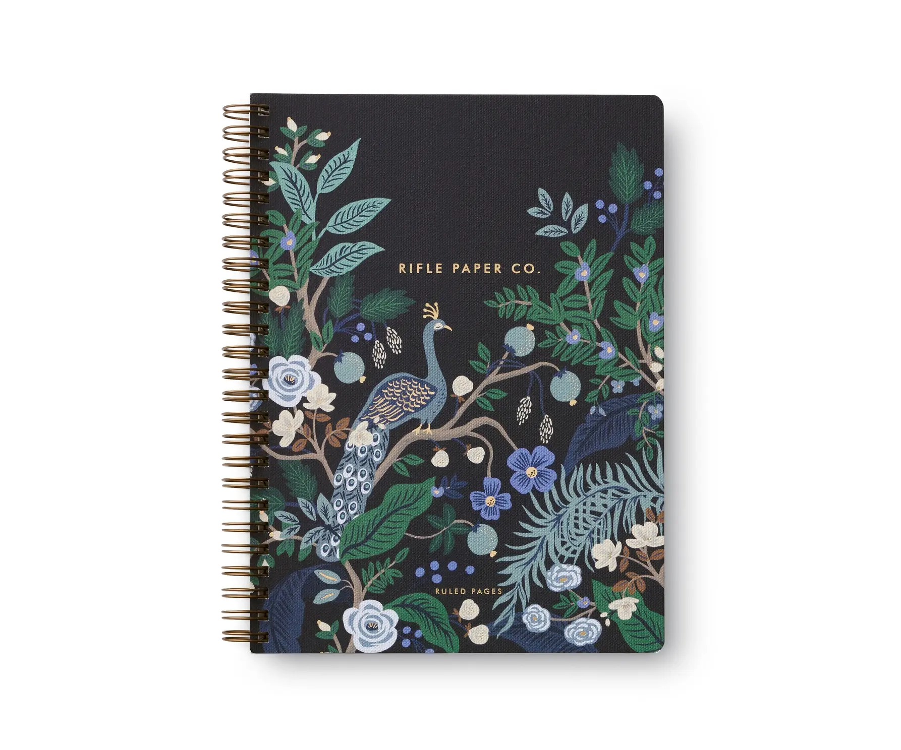 Rifle Paper Co - RP RP NBLI - Peacock Spiral Notebook