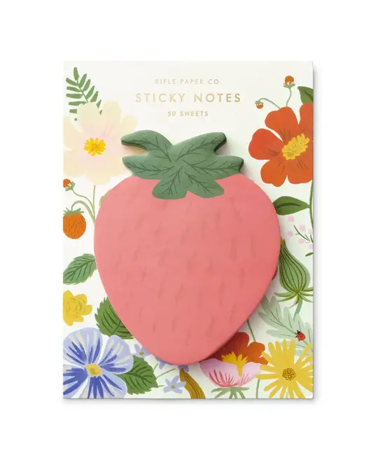 Rifle Paper Co - RP RP OS - Strawberry Sticky Notes