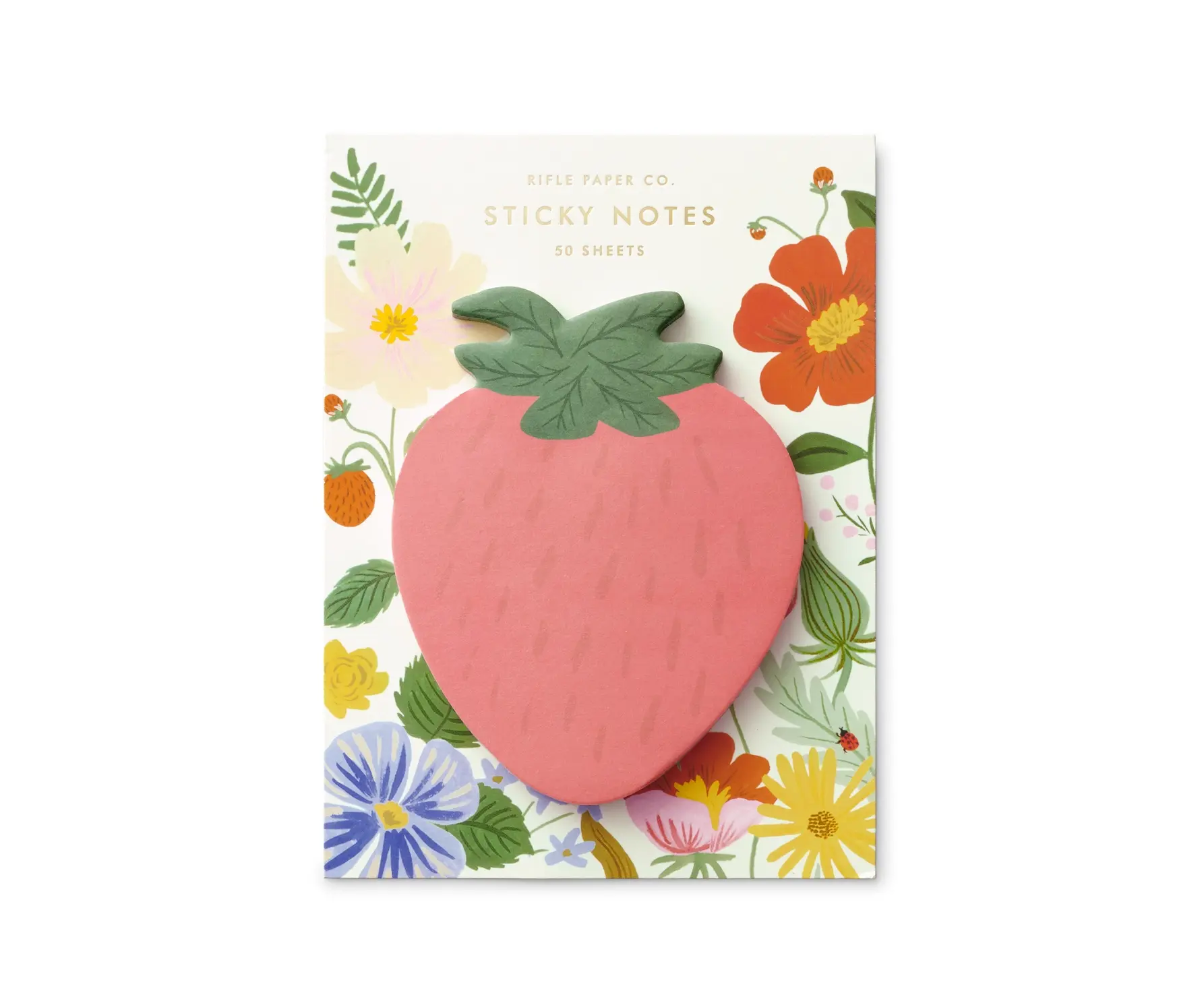 Rifle Paper Co - RP RP OS - Strawberry Sticky Notes