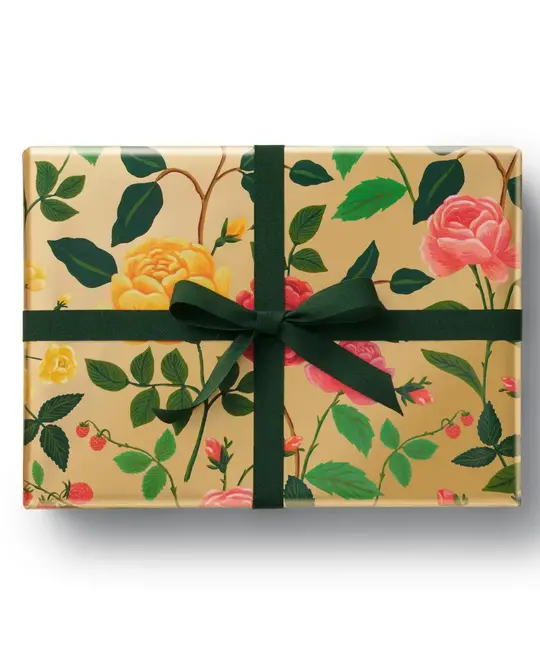 Rifle Paper Co - RP RP WPRO - Roses Continuous Wrap Roll