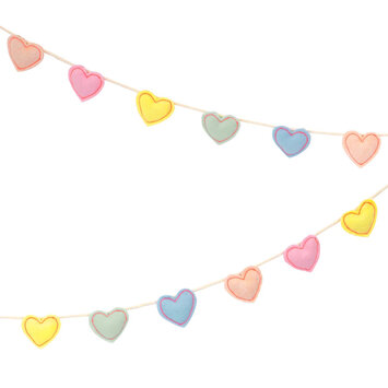 Meri Meri - MEM Meri Meri - Felt Heart Garland