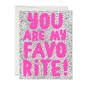 Red Cap Cards - RCC RCCGCLO - My Fave Pink Letters Card