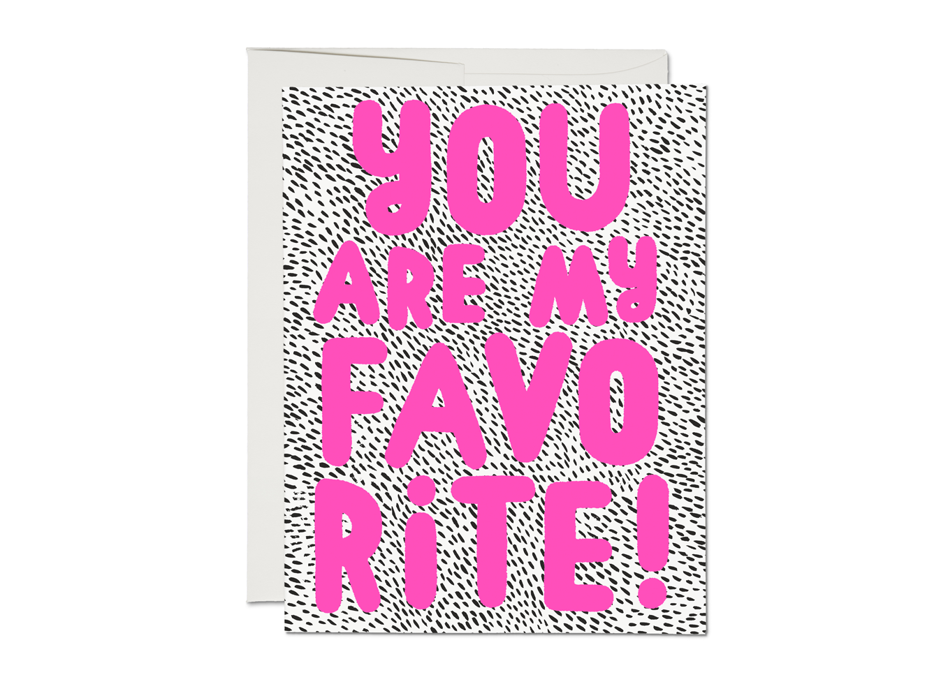 Red Cap Cards - RCC RCCGCLO - My Fave Pink Letters Card
