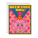 Red Cap Cards - RCC RCCGCBI - Need Cake Birthday card