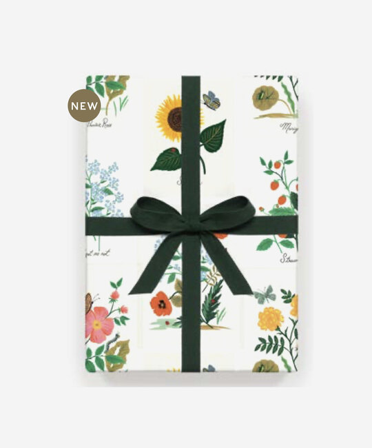 Rifle Paper Co - RP Rifle Paper Co - Botanical Wrapping Paper, Roll of 3 Sheets