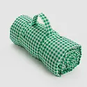 Baggu - BA BA GO - Puffy Picnic Blanket, Green Gingham