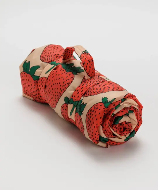 Baggu - BA BA GO - Puffy Picnic Blanket, Strawberry