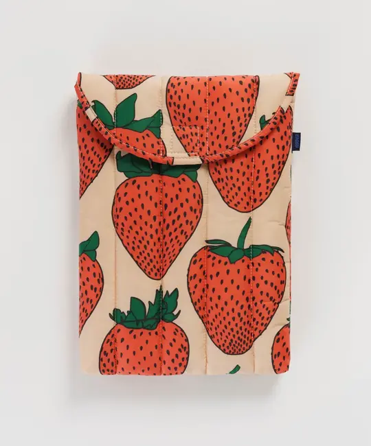 Baggu - BA BA AC - Puffy Laptop Sleeve 13/14" - Strawberry