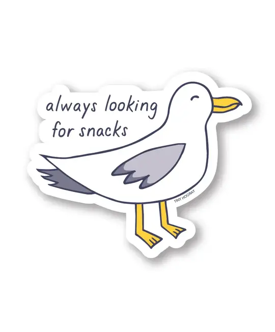 Tiny Hooray - TIH (formerly Little Goat, LG) TIH ST - Always Looking for Snacks Sticker