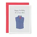 Tiny Hooray - TIH (formerly Little Goat, LG) TIHGCBI - Real Boss Birthday Card