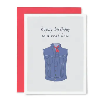 Tiny Hooray - TIH (formerly Little Goat, LG) TIHGCBI - Real Boss Birthday Card