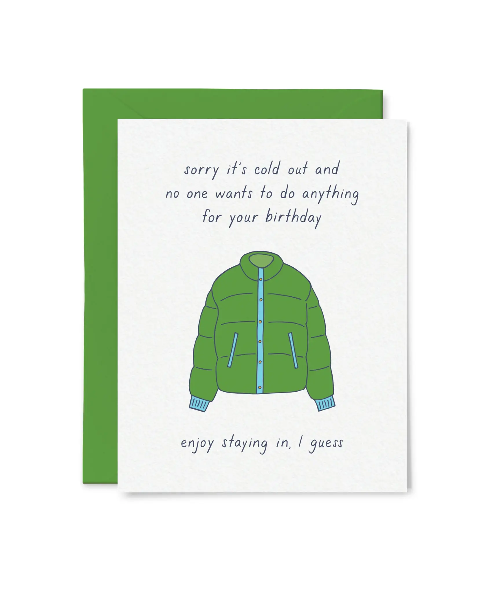 Tiny Hooray - TIH (formerly Little Goat, LG) TIHGCBI - Staying in Winter Birthday Card