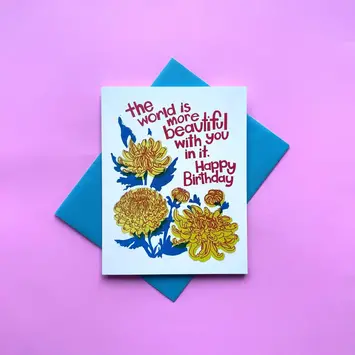 Pier Six Press - P6P P6PGCBI - Mums Beautiful Birthday Card