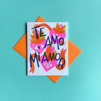 Pier Six Press - P6P P6PGCLO - Te Amo, Mi Amor Love Card