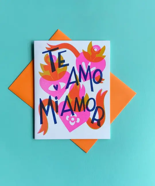 Pier Six Press - P6P P6PGCLO - Te Amo, Mi Amor Love Card