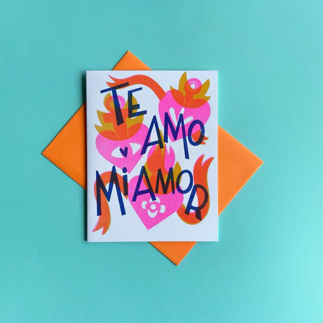 Pier Six Press - P6P P6PGCLO - Te Amo, Mi Amor Love Card