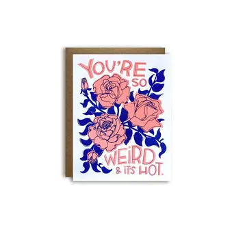 Pier Six Press - P6P P6PGCLO - Weird Roses Love Card