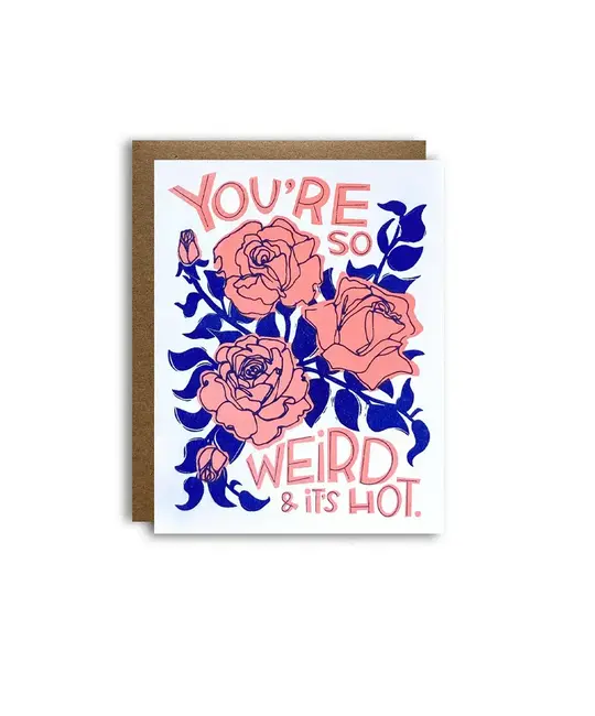 Pier Six Press - P6P P6PGCLO - Weird Roses Love Card