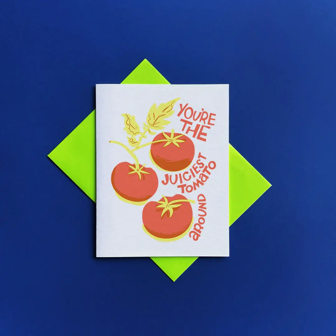 Pier Six Press - P6P P6PGCLO - Juicy Tomato Love Card