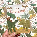 Yeppie Paper - YP YPGCBI0018 - Dinosaur Party Card