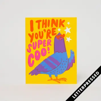 Hello!Lucky - HL HLGCFR - Super Coo Pigeon Card