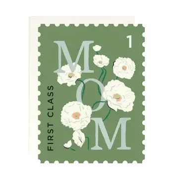 Amy Heitman Illustration - AHI AHIGCMD0008 - First Class Mom Mother's Day Card