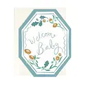 Amy Heitman Illustration - AHI AHIGCBA - Welcome Baby Daphne Die Cut Card
