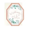 Amy Heitman Illustration - AHI AHIGCWE - Wedding Wishes Daphne Die Cut Card