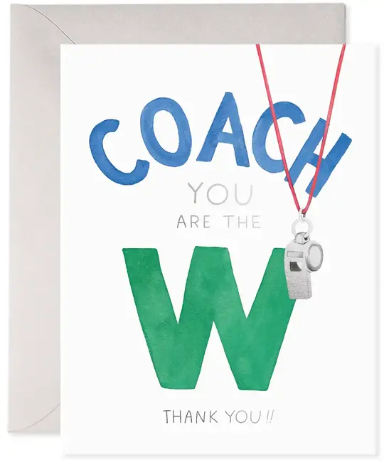 E. Frances Paper Studio - EF EFGCTY - Coach W Thank You Card