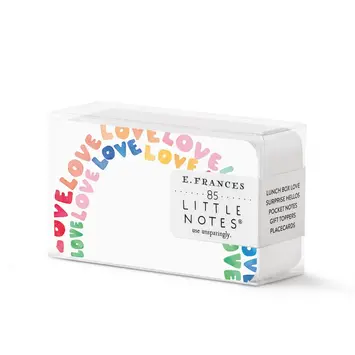 E. Frances Paper Studio - EF EF ECBS - Love Rainbow Little Notes, set of 85