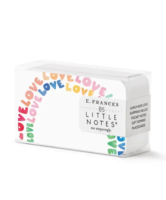 E. Frances Paper Studio - EF EF ECBS - Love Rainbow Little Notes, set of 85