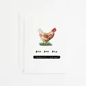 Party Sally - PSA Bok Bok Bok Chicken Love Card