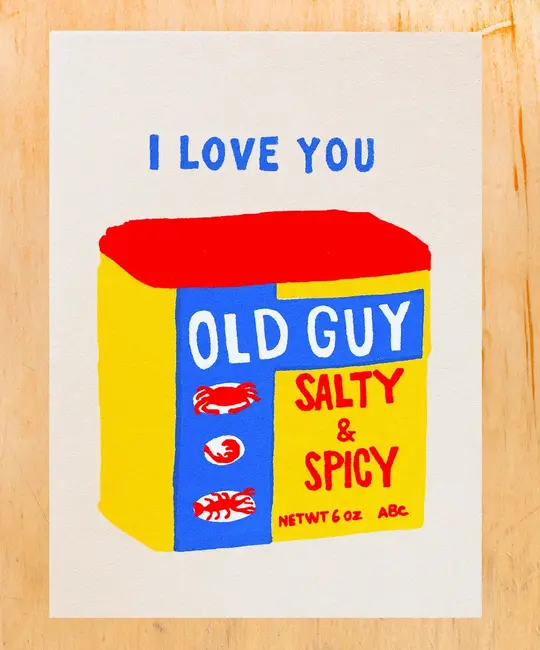 Gold Teeth Brooklyn - GTB GTBGCLO - Old Guy Old Bay Love Card