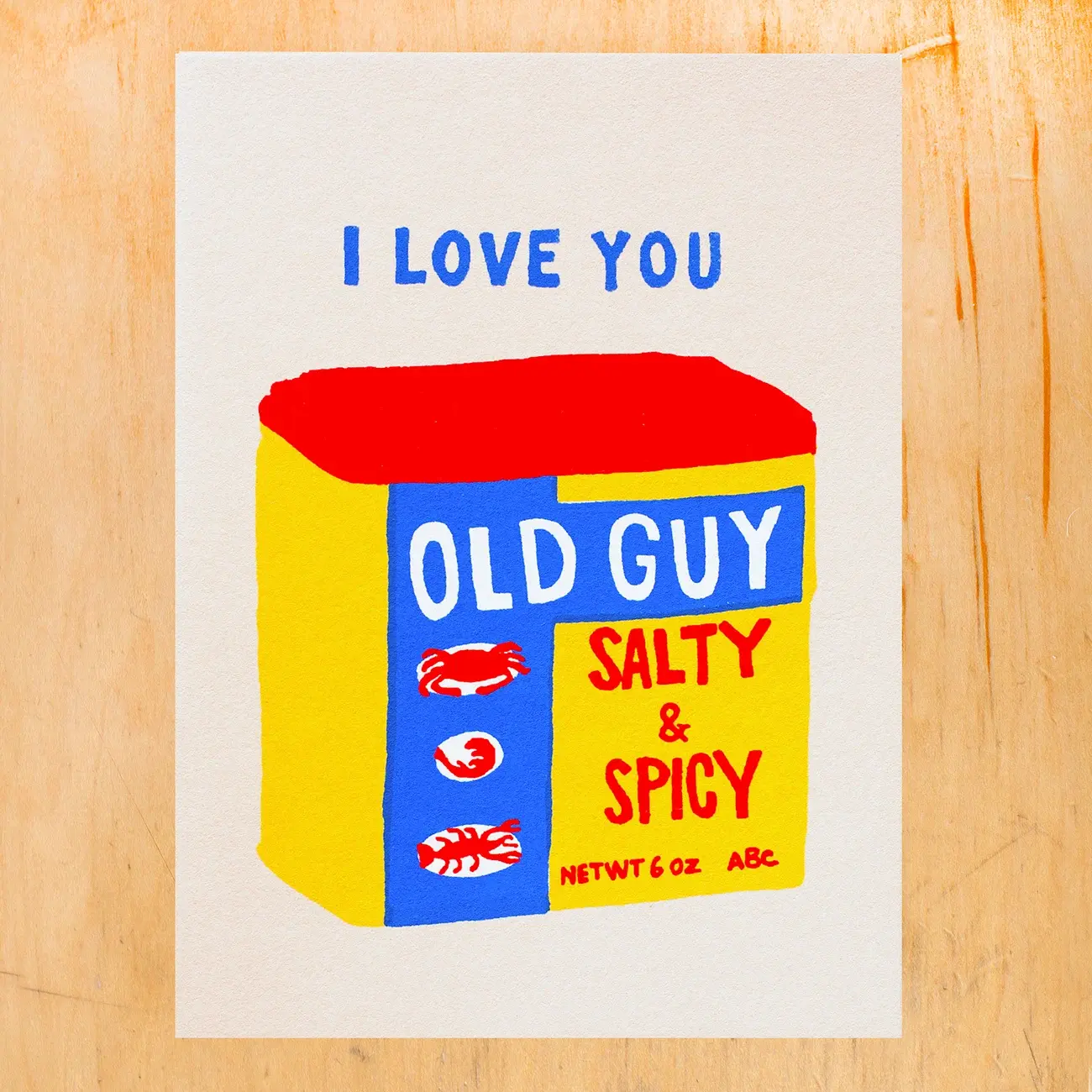 Gold Teeth Brooklyn - GTB GTBGCLO - Old Guy Old Bay Love Card