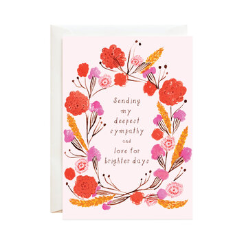 Mr. Boddington's Studio - MB Love for Brighter Days Sympathy Card (Lots of Tears)