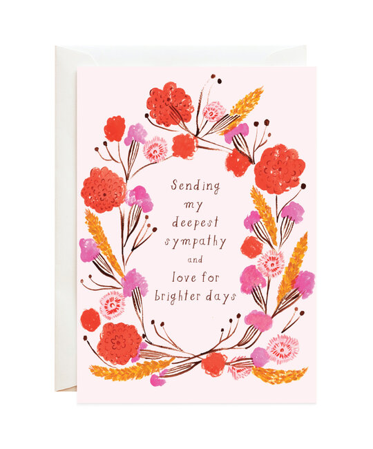 Mr. Boddington's Studio - MB Love for Brighter Days Sympathy Card (Lots of Tears)