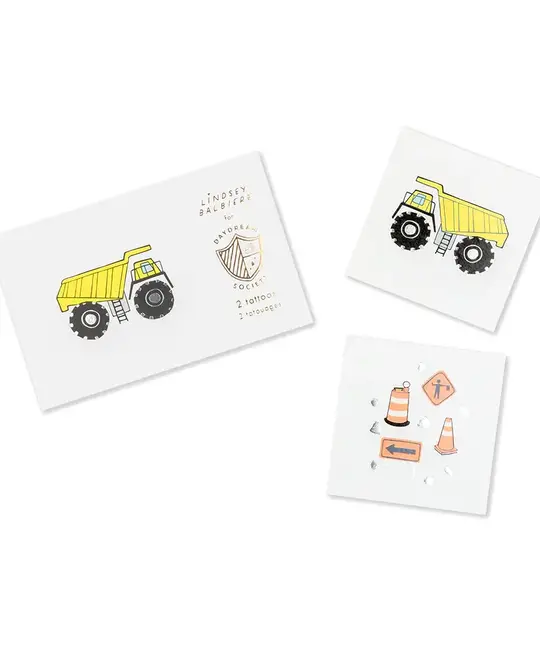Daydream Society - DAS DAS GI - Under Construction Temporary Tattoo Set