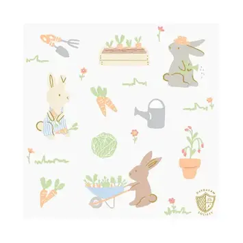 Daydream Society - DAS Bunnies in The Garden Sticker Set, Pack of 4