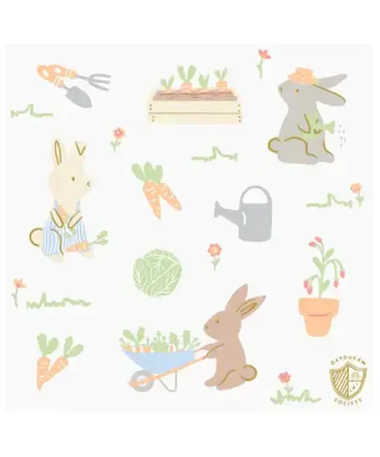 Daydream Society - DAS Bunnies in The Garden Sticker Set, Pack of 4