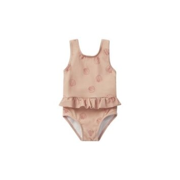 Rylee + Cru Inc. RC BKBC - Skirted One-Piece in Seashell