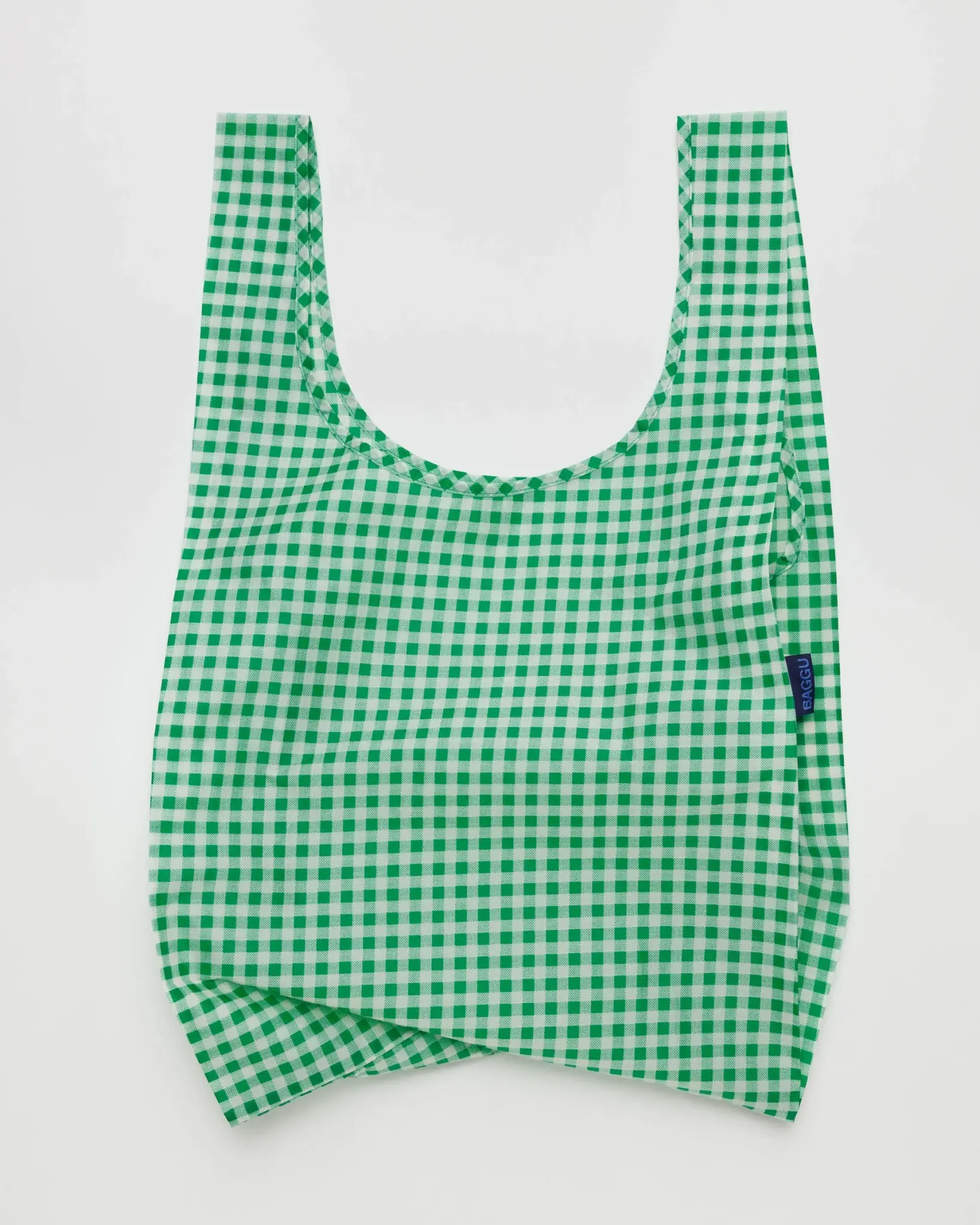 Baggu - BA BA BAG - Green Gingham Baggu Standard Reusable Bag