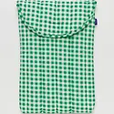 Baggu - BA BA AC - Puffy Laptop Sleeve 16" - Green Gingham