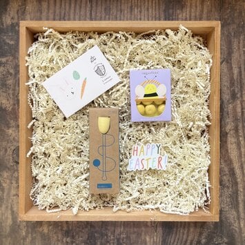 Gus and Ruby Letterpress - GR Easter Treats Bundle Bumblebee Lemon Shortbread Gift Box