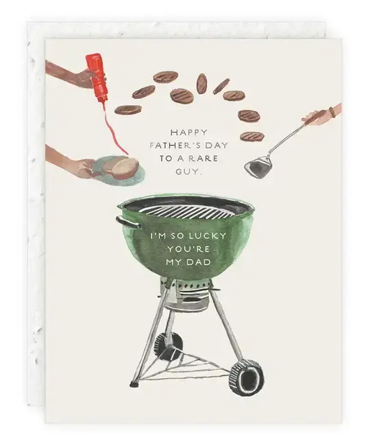 Seedlings - SED SEDGCFD0004 - Grilling Rare Guy Father's Day Card