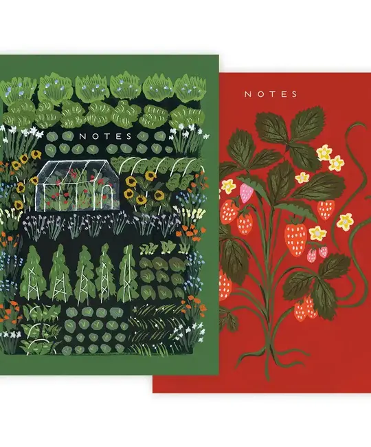 Seedlings - SED SED NB - Garden Greenhouse Notebook Set (1 Lined, 1 Blank)