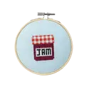Cotton Clara - COCL COCL DIY - Jam Small Hoop Cross Stitch Kit
